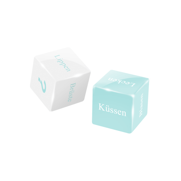 erotisch-dobbelspel-2-delen-Türkis-Weiß-1