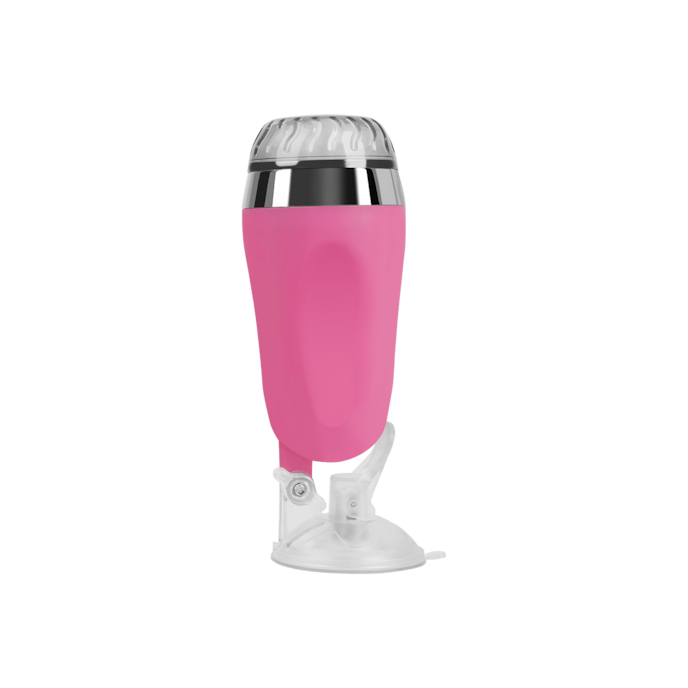 masturbator-mit-saugfuß-20-5-cm-Pink-Transparent-3