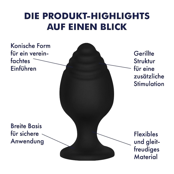 sinnlich-gerippter-analplug-m-7-3-cm-Schwarz-2