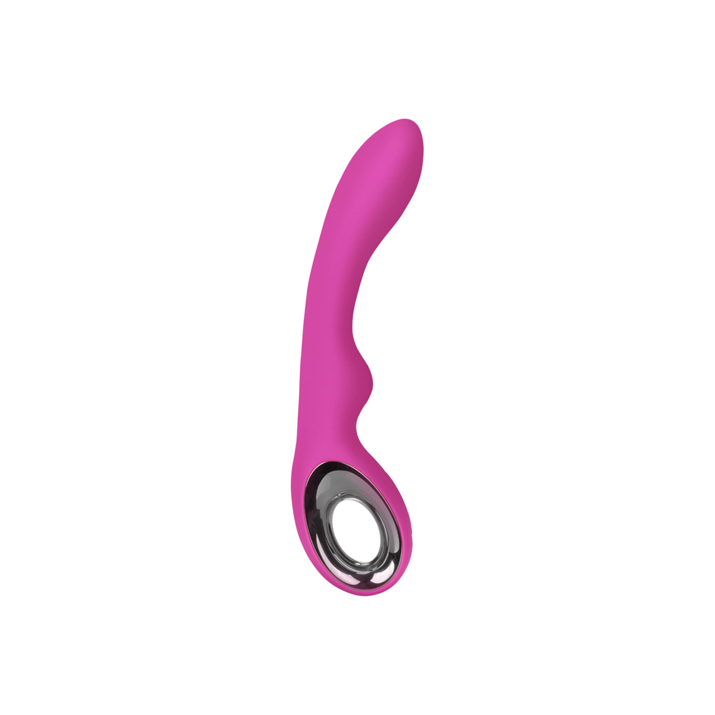 luxe-siliconen-vibrator-24-cm-Pink-Zilver-3