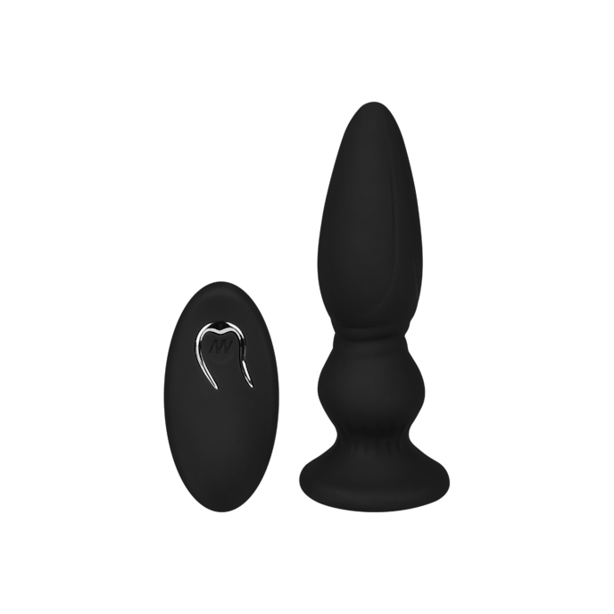 powerful-vibrating-anal-plug-12-5-cm-Schwarz-1