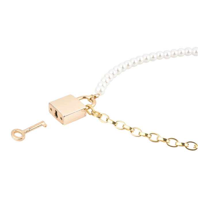 sex-and-mischief---pearl-day-collar-Goud-Wit-5