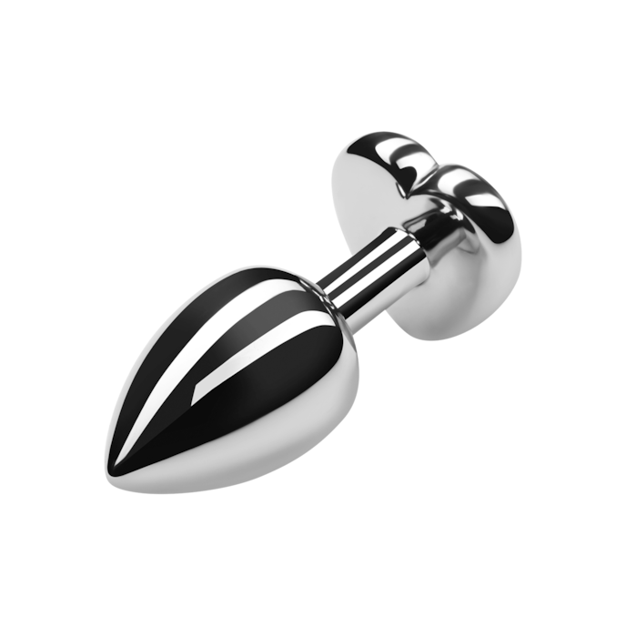 buttplug-7-cm-Rood-Zilver-2