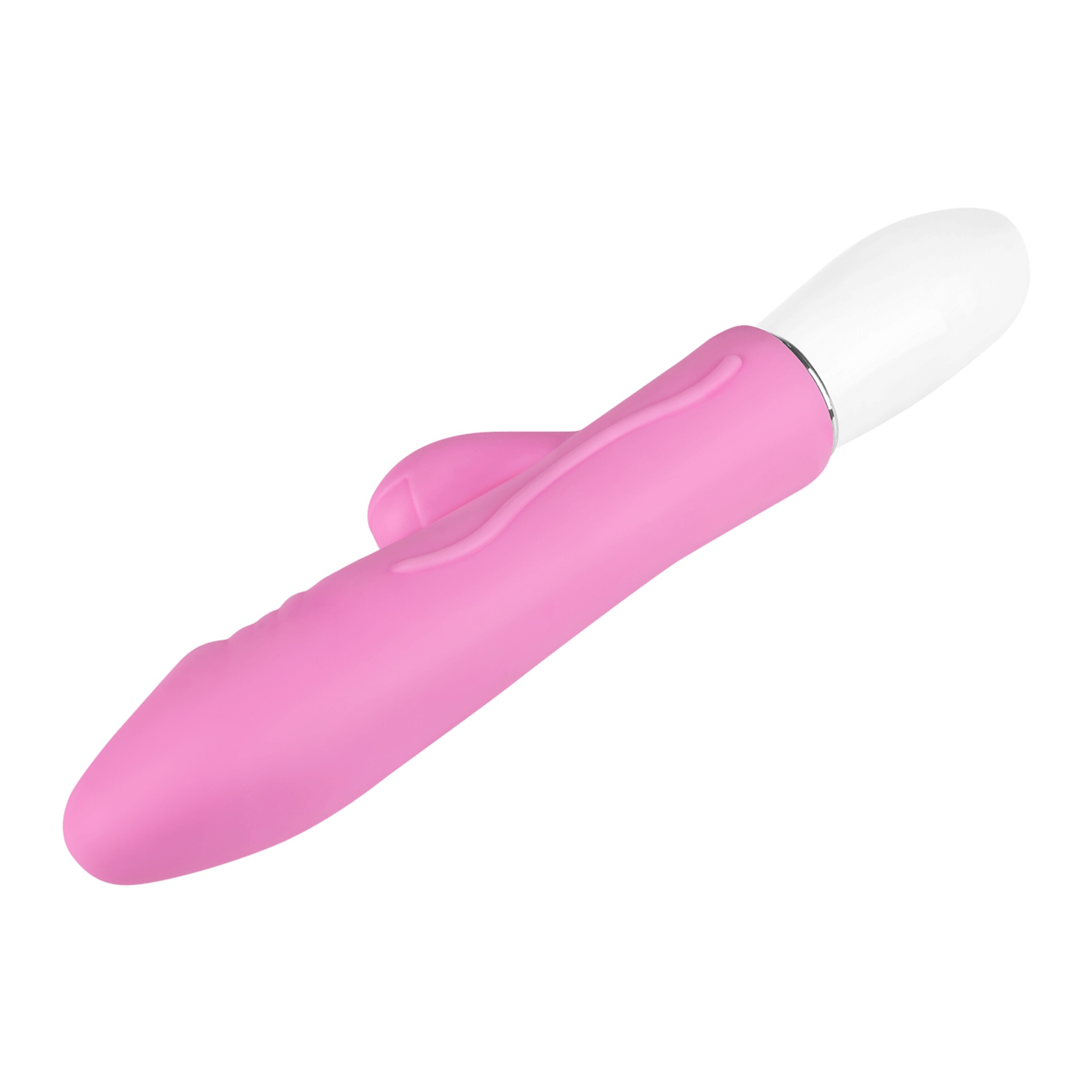 flexibele-konijnenvibrator-22-cm-Roze-Wit-6