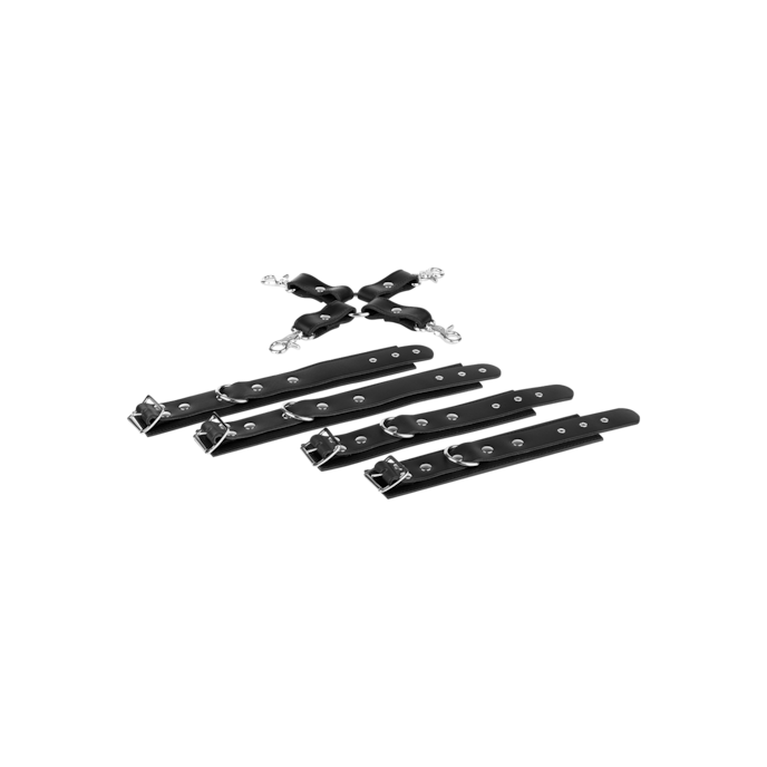 hogtie-set-met-hand--en-voetboeien-Zilver-Zwart-6