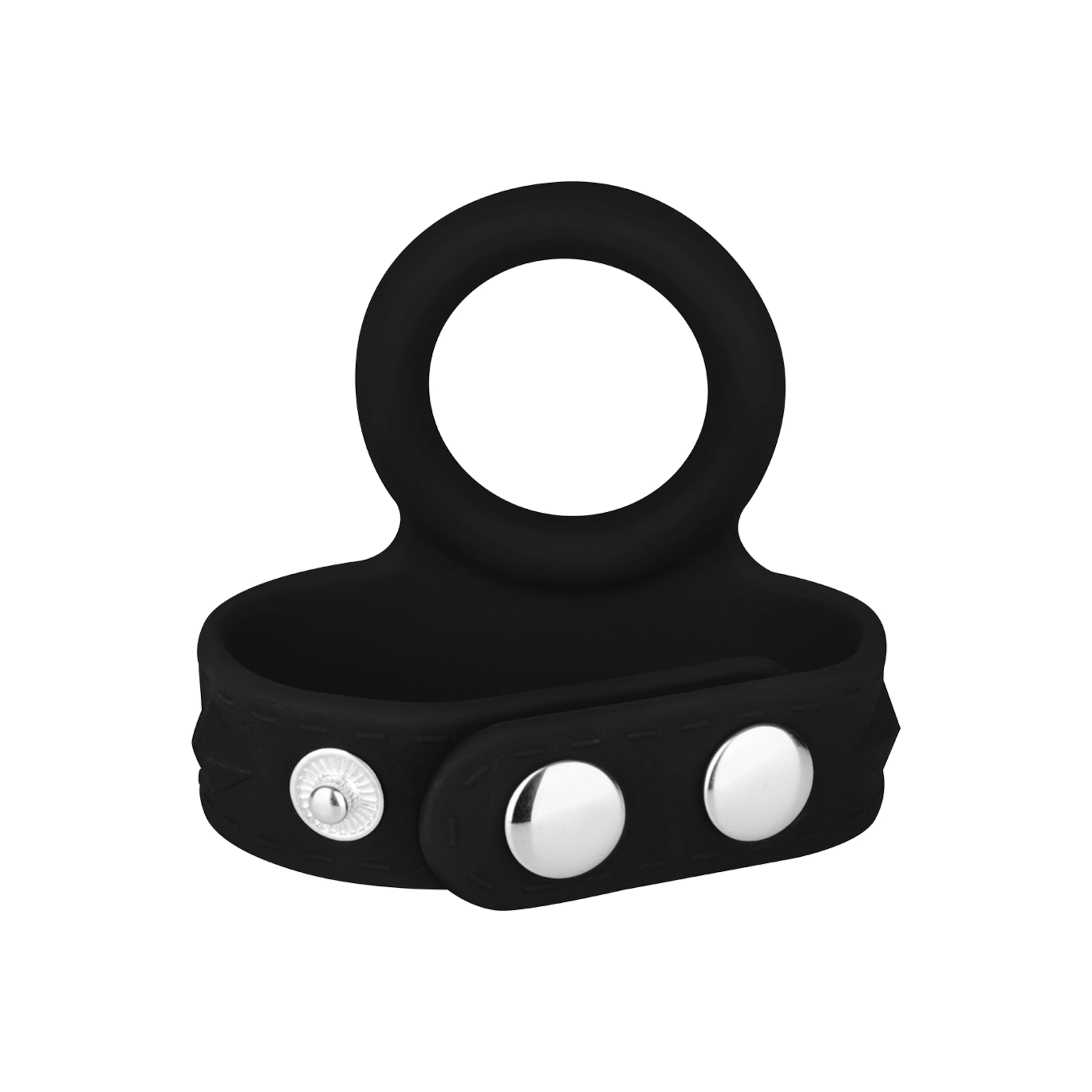 penisring-met-verstelbare-trelbalriem-3-[nbhy]-6-5-cm-Zilver-Zwart-3