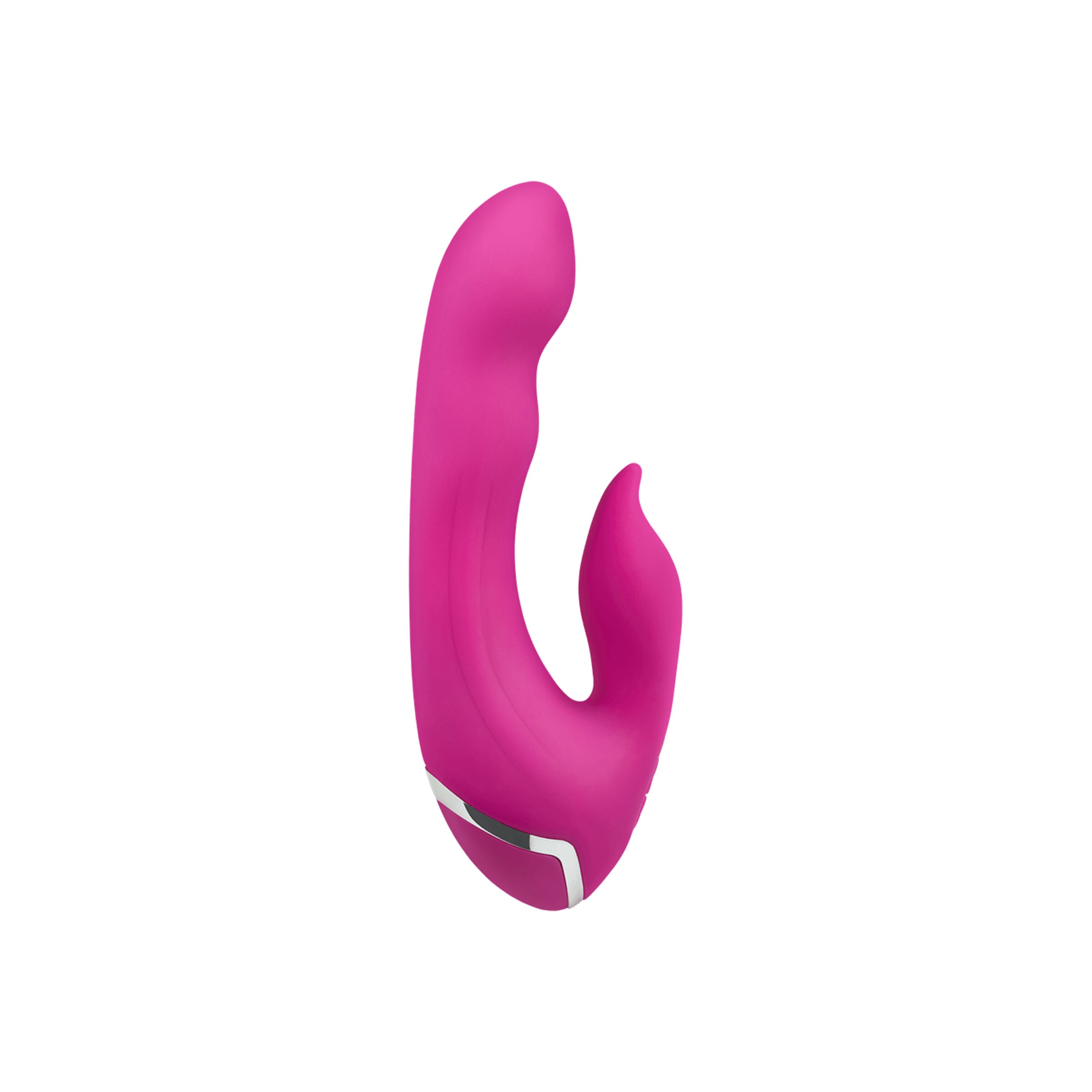 rabbit-ergonomique-en-silicone[nbhy]-20-cm-Argent-Violet-3