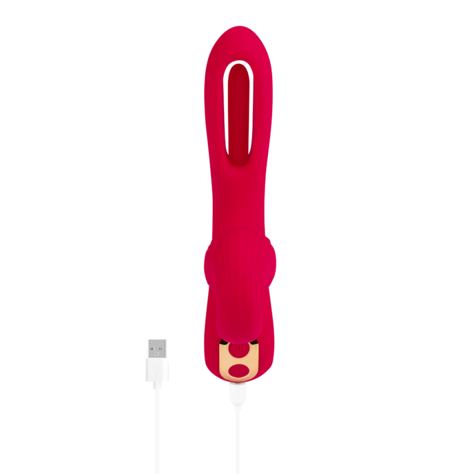 siliconen-rabbit-met-prikkelfunctie-18-cm-Rood-5