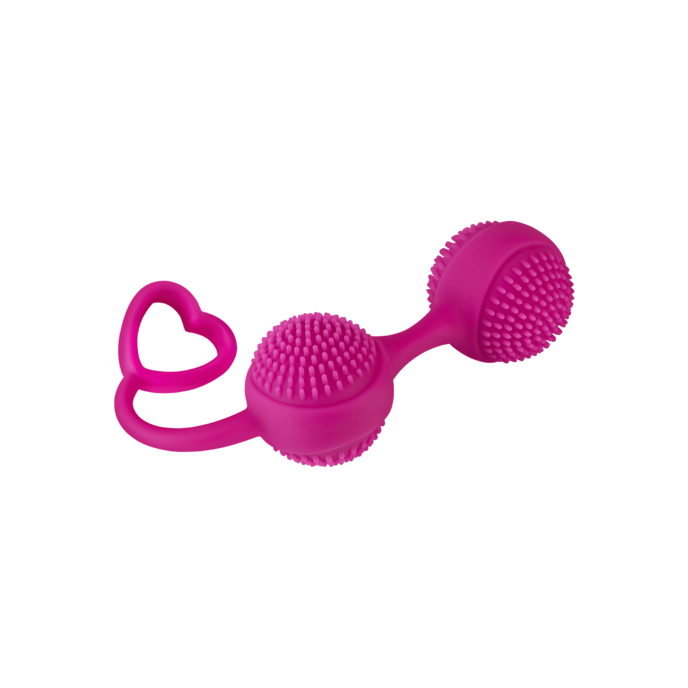 boules-damour-en-silicone-avec-picots-3-cm-Rose néon-6