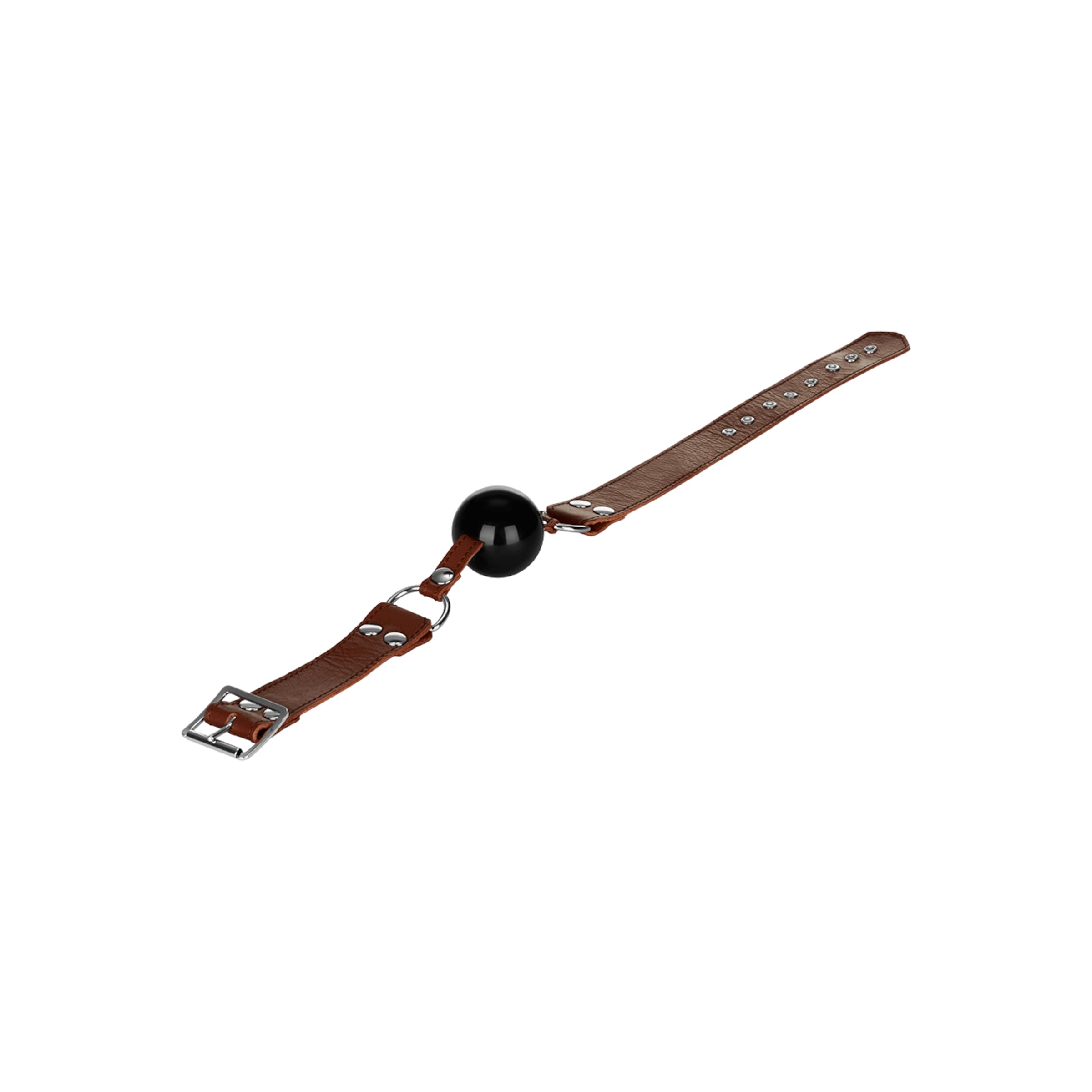 mondknevel-met-bal-Bruin-Zwart-5