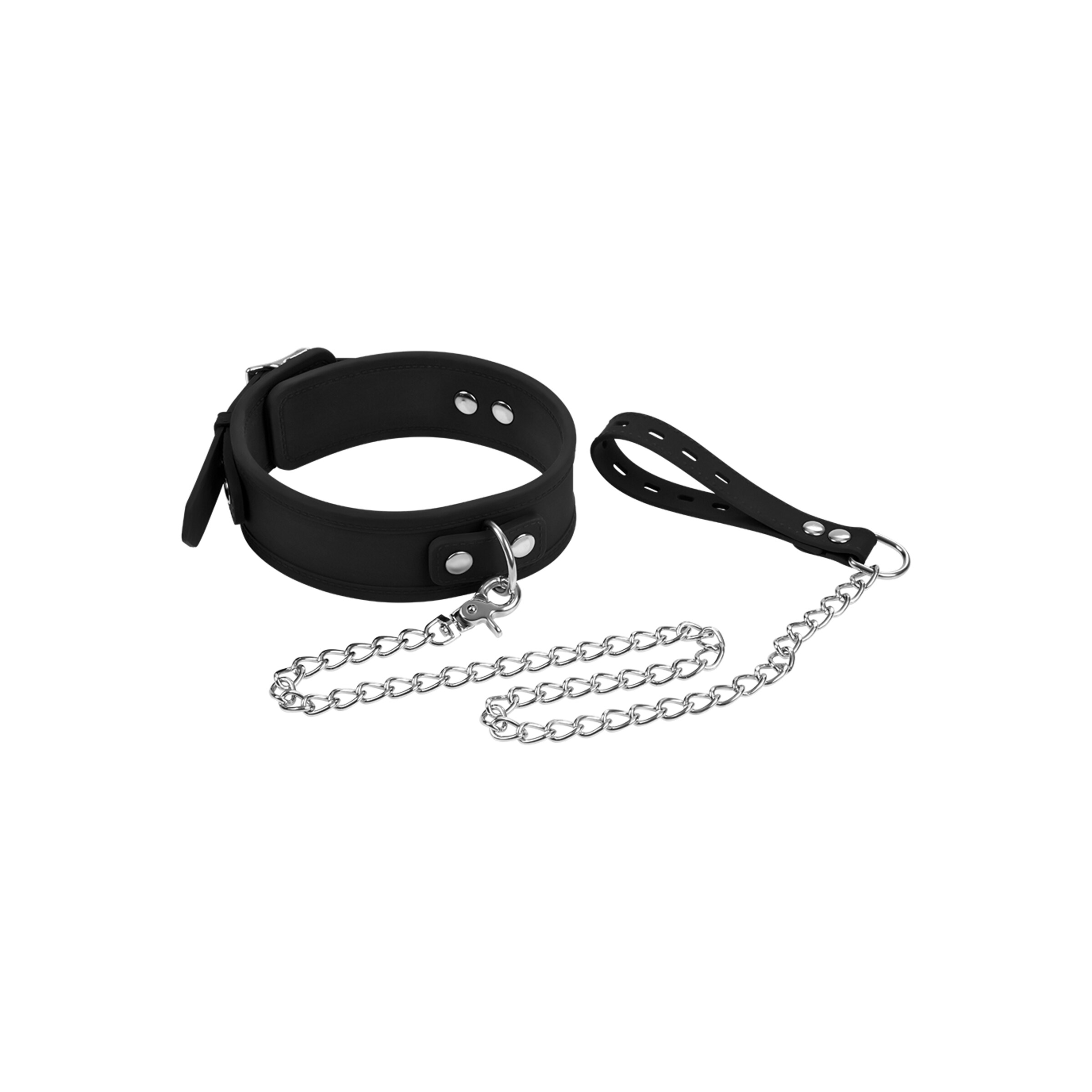 entrave-de-cou-étroite-avec-laisse-Noir-2