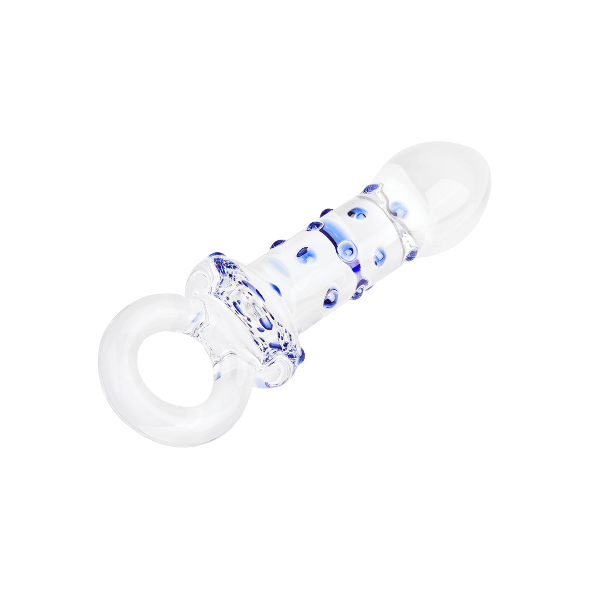 gode-en-verre-avec-anneau-de-maintien-15-cm-Bleu-Transparent-2