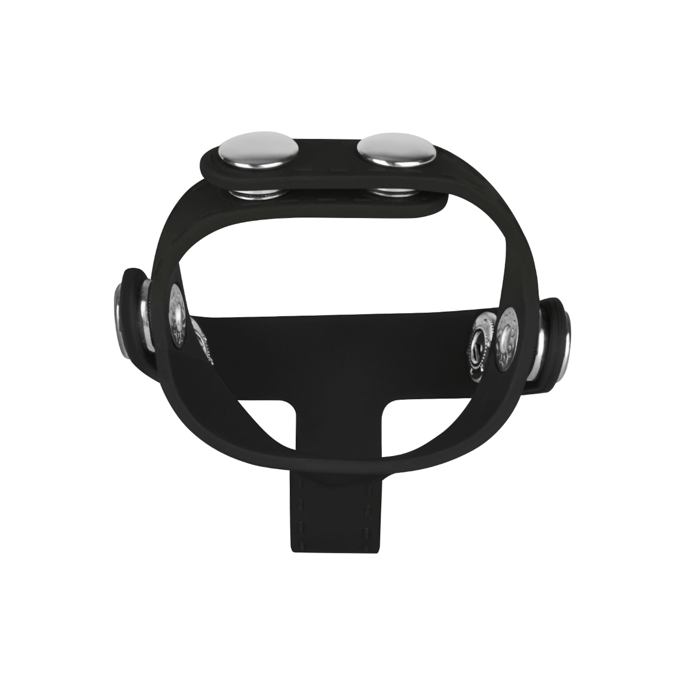 sangle-pénienne-et-testiculaire-en-silicone-Argent-Noir-3