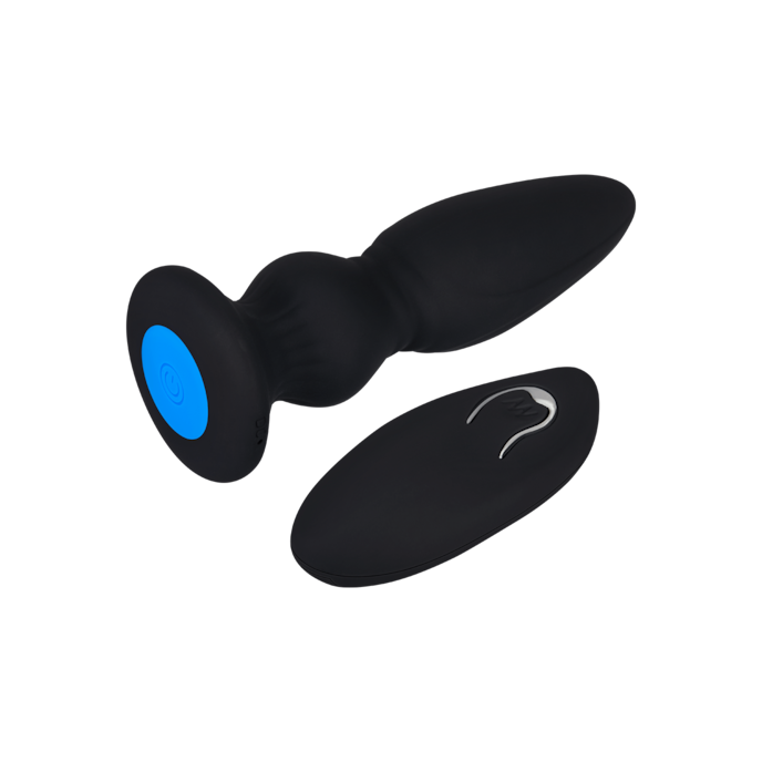 powerful-vibrating-anal-plug-12-5-cm-Schwarz-2