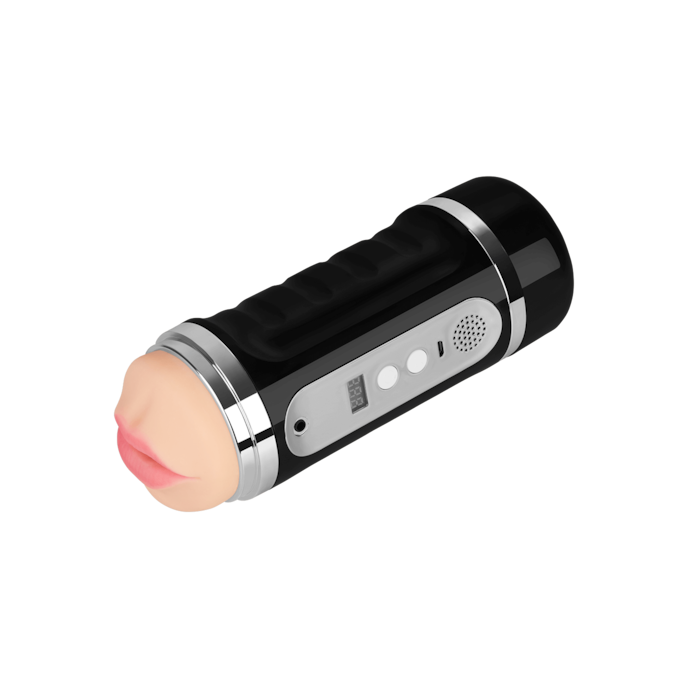 masturbator-met-audiofunctie-oplaadbaar-20-cm-Schwarz-Wit-Zilver-8