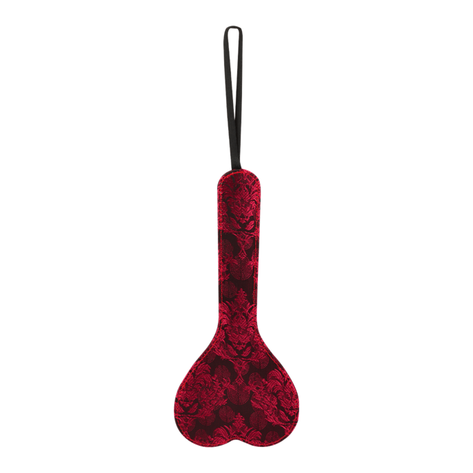 paddle-en-forme-de-cœur-au-design-élégant-Noir-Rouge-2
