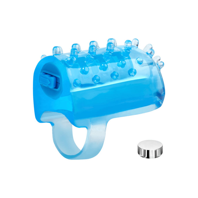 vibromasseur-à-doigt-avec-piles-incluses-Bleu clair-1