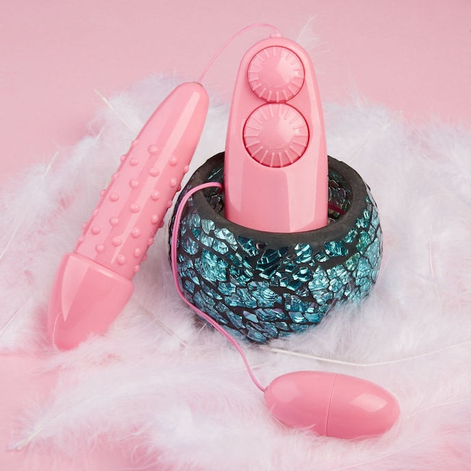 vibromasseur-double-avec-télécommande-14-cm-Rose-2