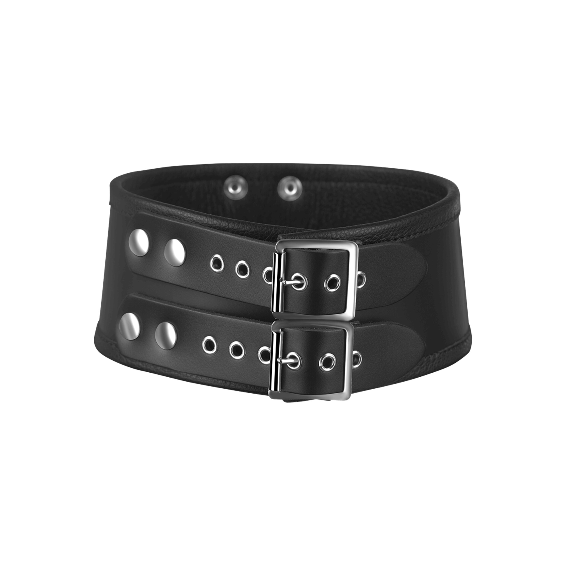 entraves-de-poignets-avec-collier-Noir-3