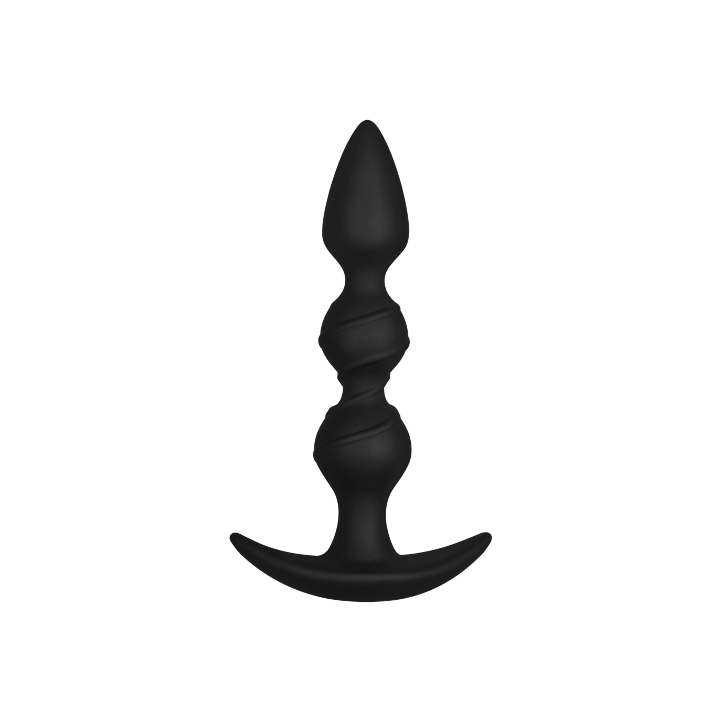 gode-anal-structuré-en-silicone-16-5-cm-Noir-3