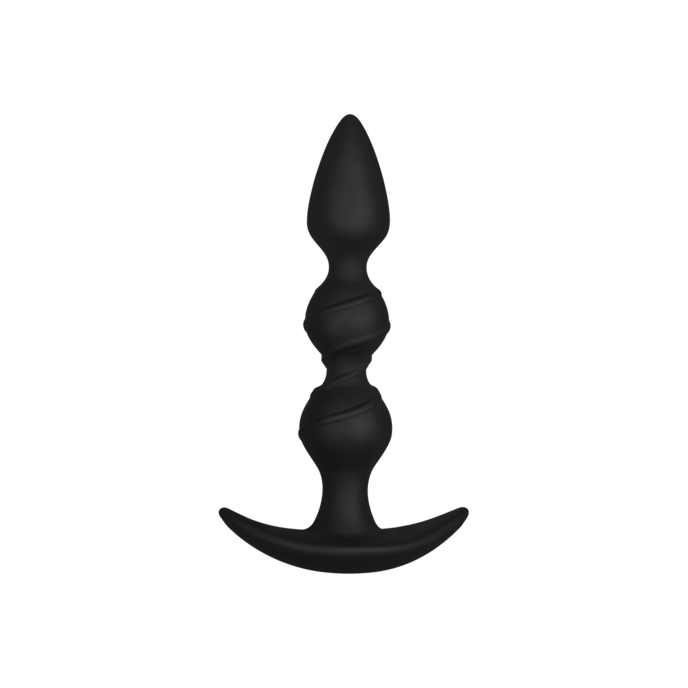 gode-anal-structuré-en-silicone-16-5-cm-Noir-3