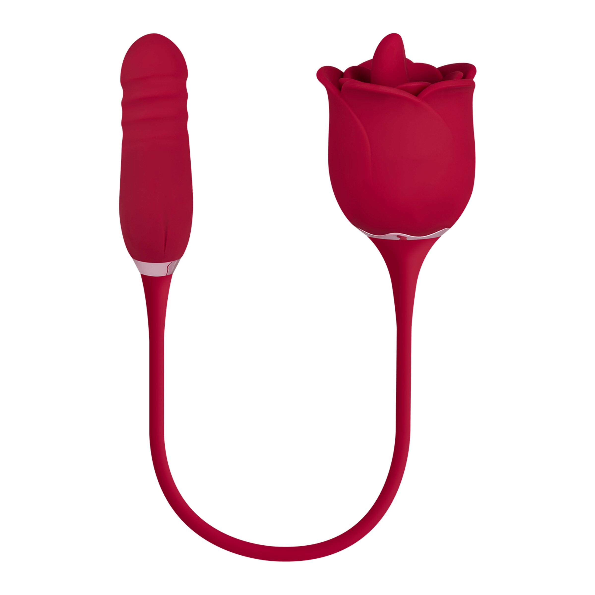 roosvormige-oplegvibrator---2-in-1-39-8-cm-Rood-3