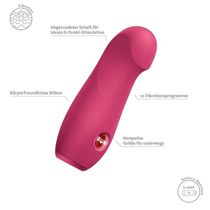 Minivibrator Fun Factory 'Stella', 9,8 cm beere Minivibrator Fun Factory 'Stella', 9,8 cm beere