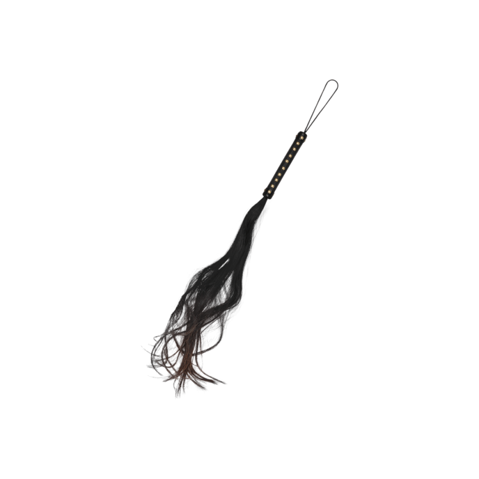 fouet-en-crin-de-cheval-Brun-Noir-1