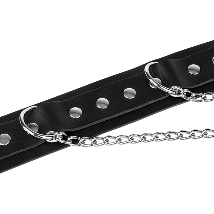 dij-nek-boeien-Zilver-Zwart-3