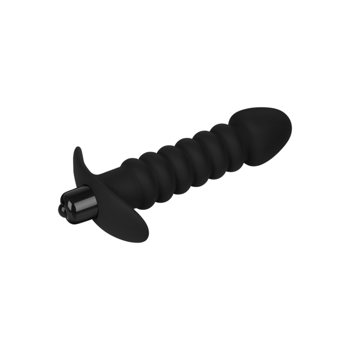 vibromasseur-anal-avec-structure-rainurée-13-5-cm-Noir-6