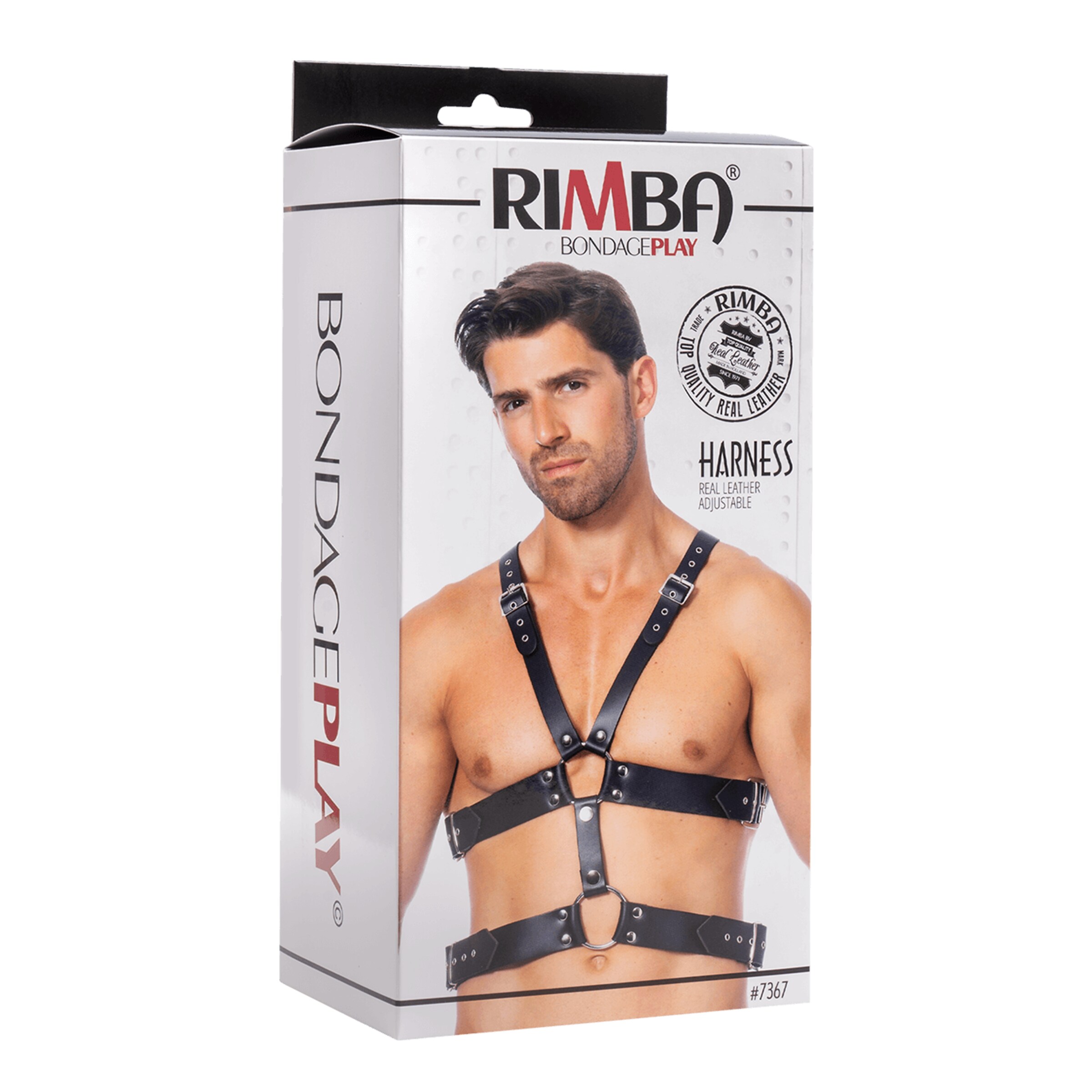 harnais-en-cuir-avec-boucles-Argent-Noir-6