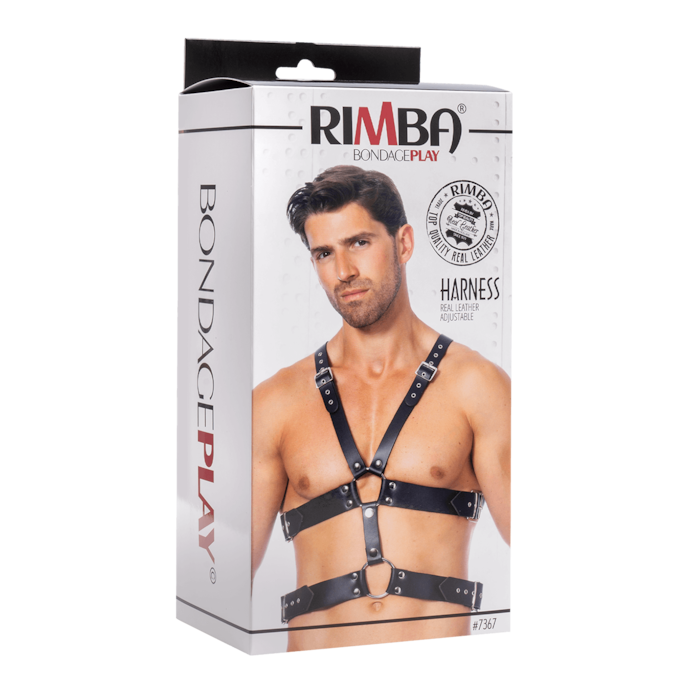 harnais-en-cuir-avec-boucles-Argent-Noir-6