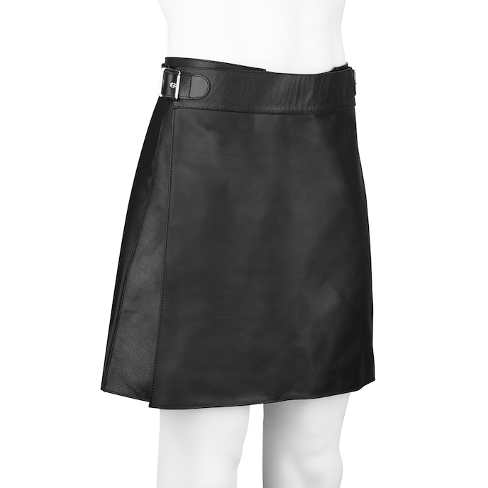 jupe-en-cuir-s/m-Noir-1