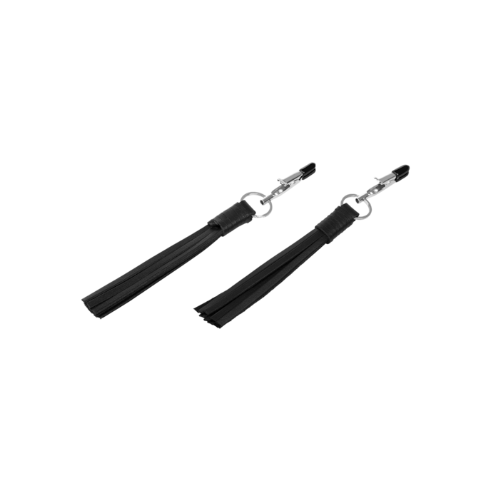 tepelklemmen-met-kwasten-Schwarz-Silber-2