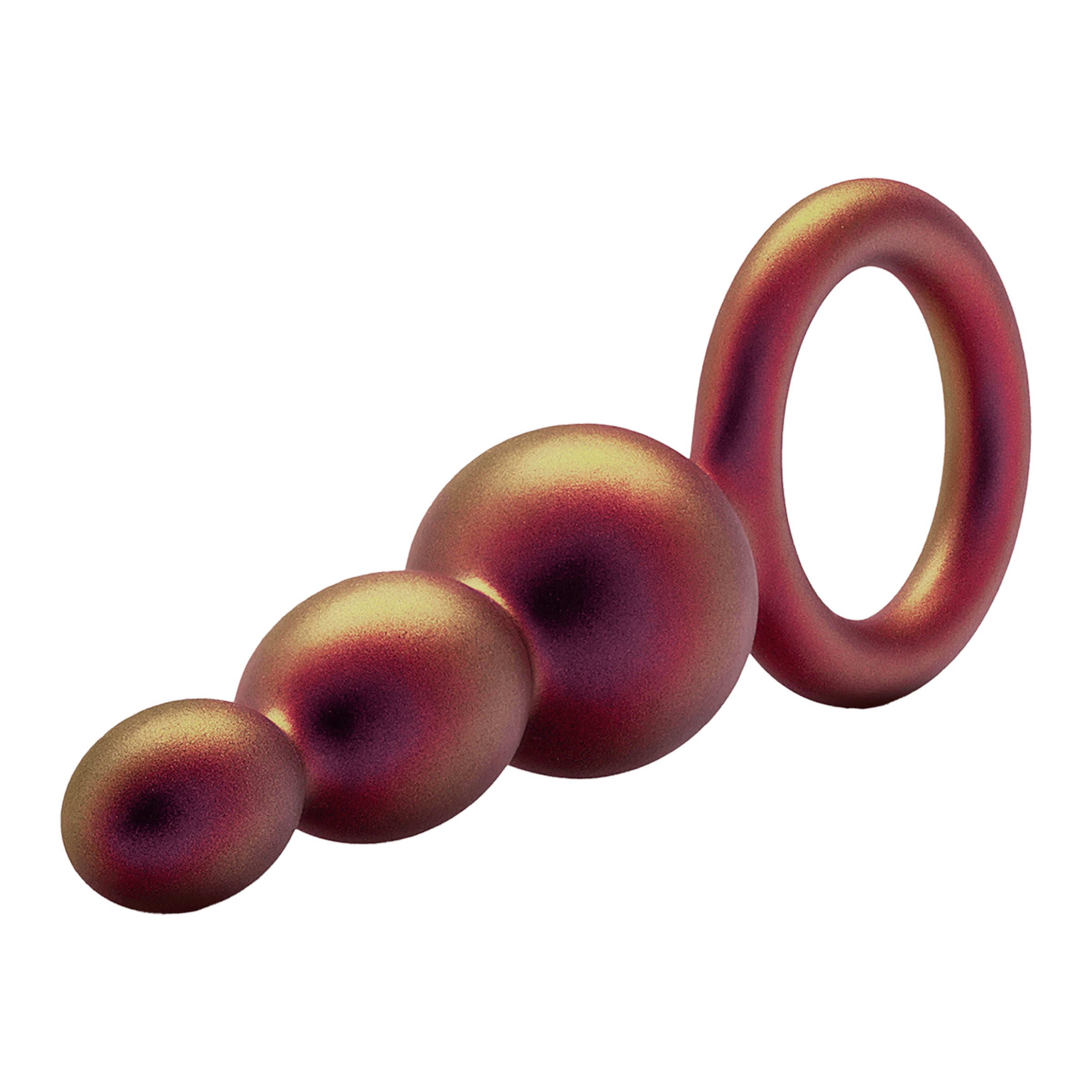 anal-adventures---matrix-beaded-loop-plug-13-9-cm-Bruin-2