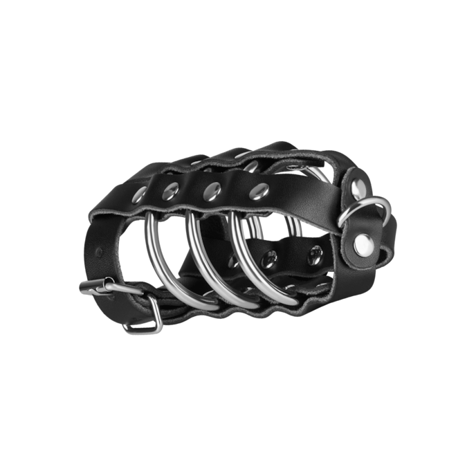 peniskooi-met-slot-11-5-cm-Schwarz-Silber-1