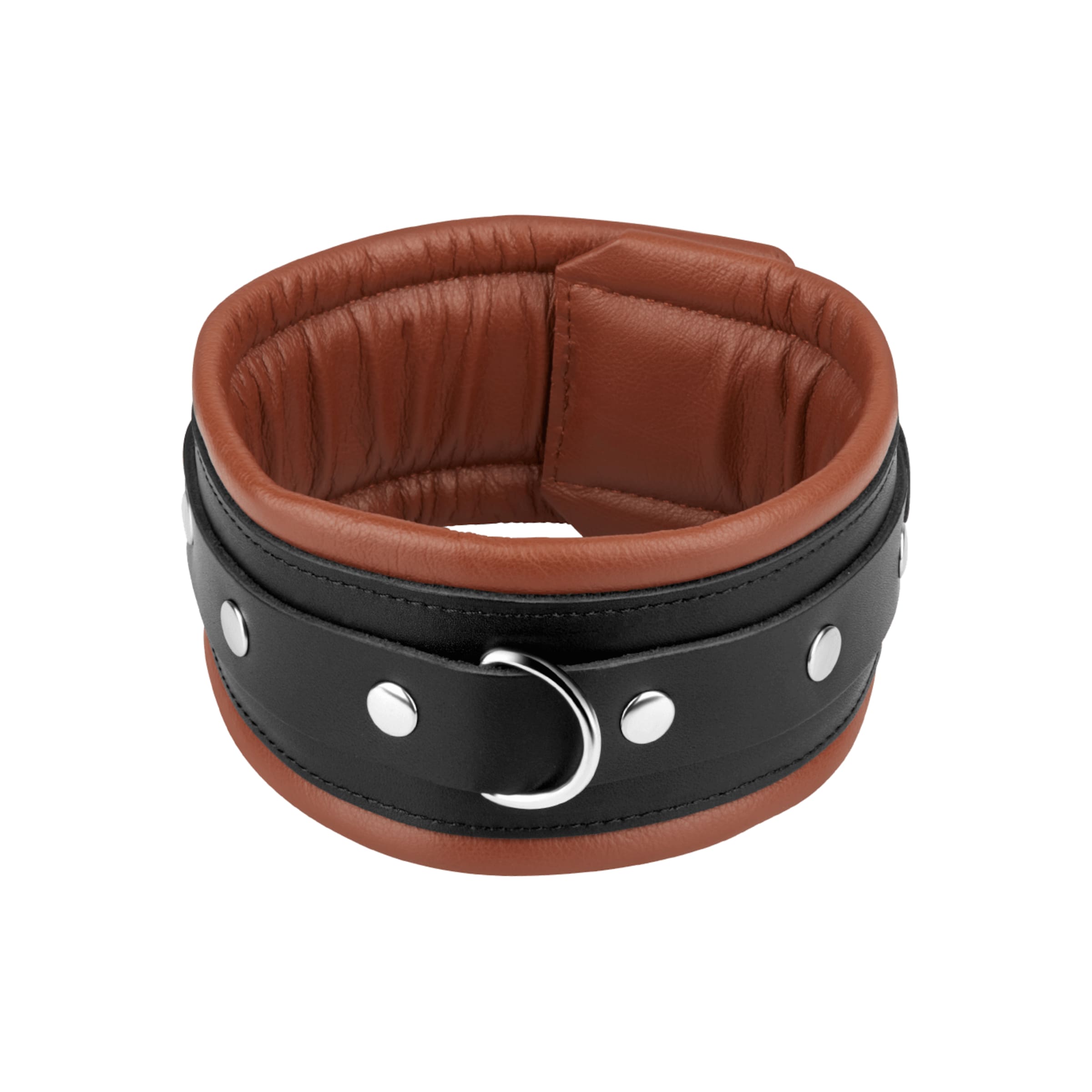 collier-rembourré-s/m-Brun-Noir-3