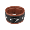 gepolstertes-halsband-s/m-Braun-Schwarz-3