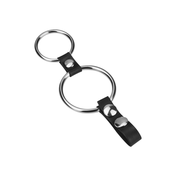 manchette-pour-pénis-et-testicules-3-5-&-5-cm-Argent-Noir-4