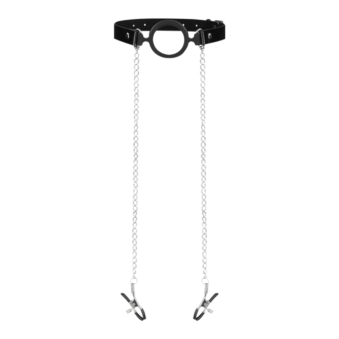 o-ring-gag-with-nipple-clamps-Noir-1