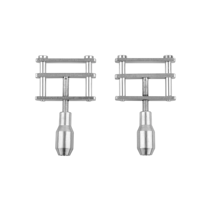 pinces-pour-électrostimulation-Argent-Noir-5