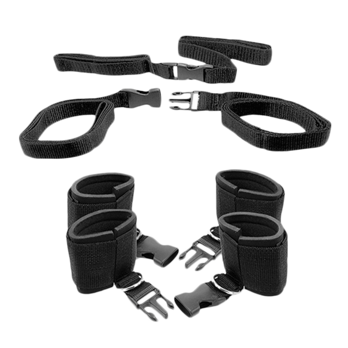 bed-post-bindings-restraint-kit-11--delig-Zwart-2