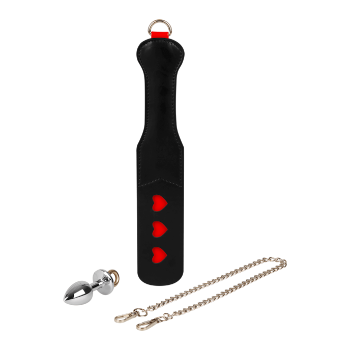 paddle-avec-plug-anal-amovible-Argent-Noir-1