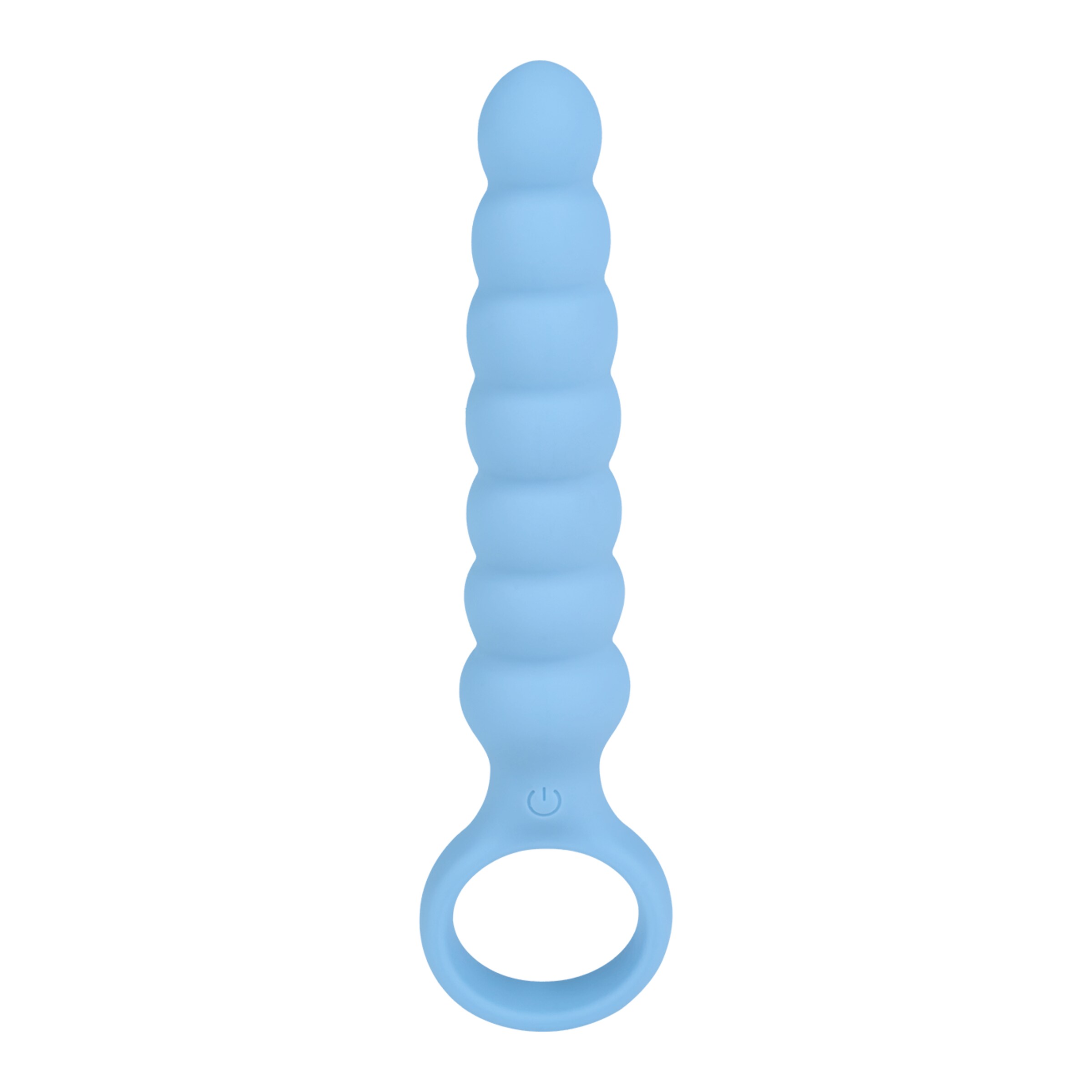 vibromasseur-anal-avec-anneau-de-maintien-16-5-cm-Bleu clair-3