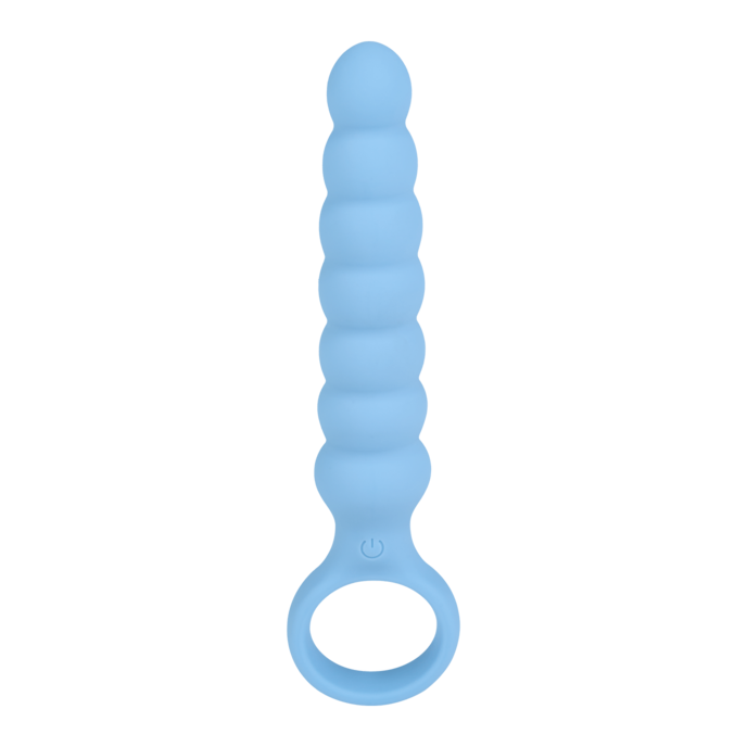vibromasseur-anal-avec-anneau-de-maintien-16-5-cm-Bleu clair-3