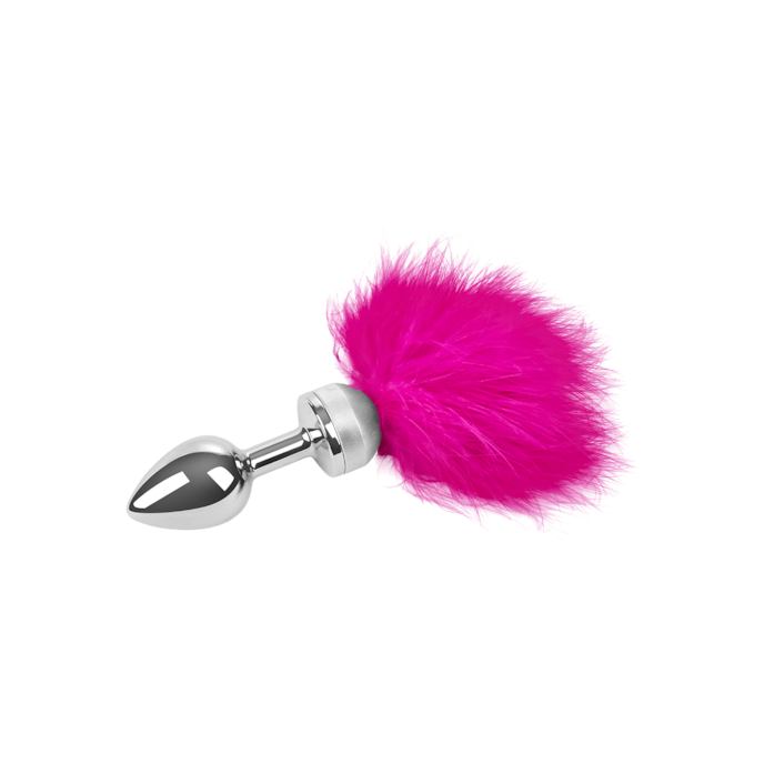 rvs-dildo-met-veren-zilver-18-cm-Pink-Zilver-1