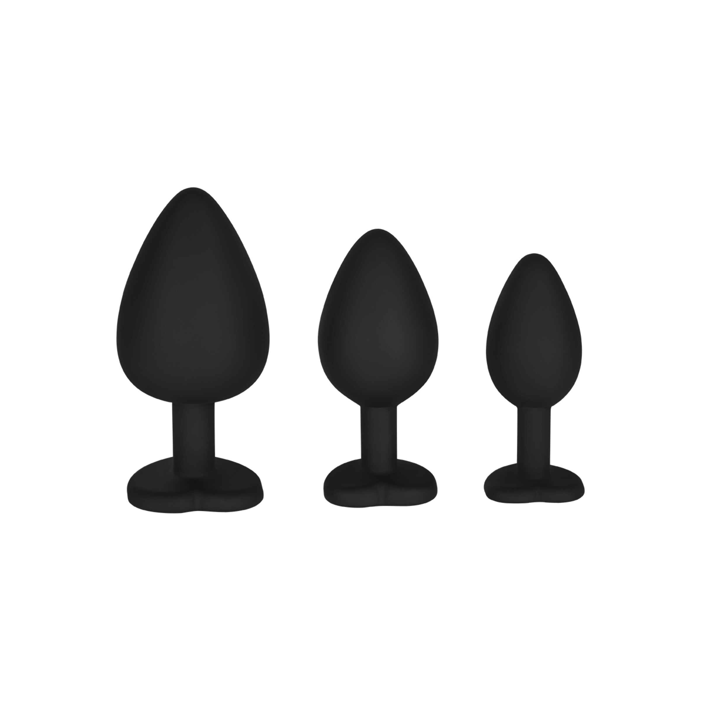 bling-plugs-7-5-[nbhy]-9-5-cm-3-stuks-Rood-Zwart-4