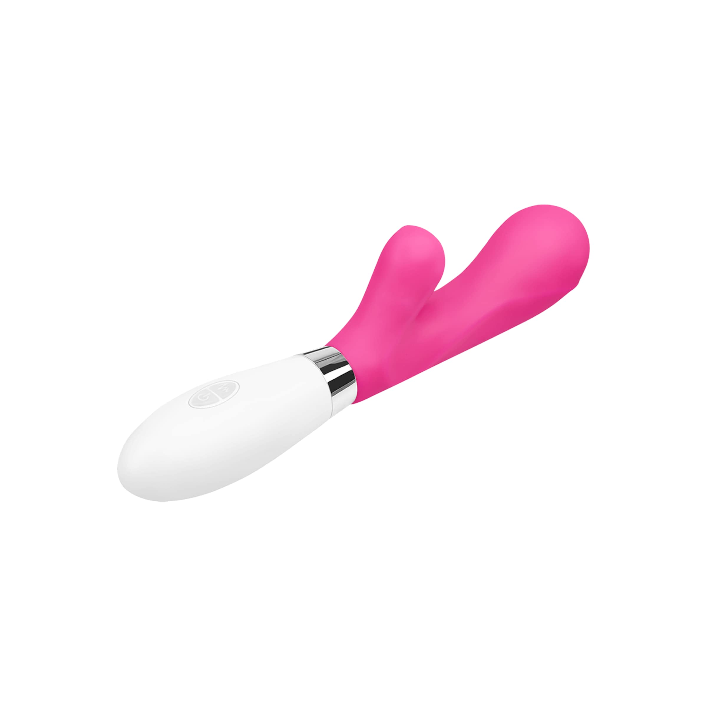 siliconen[nbhy]rabbit-21-cm-Pink-Wit-6