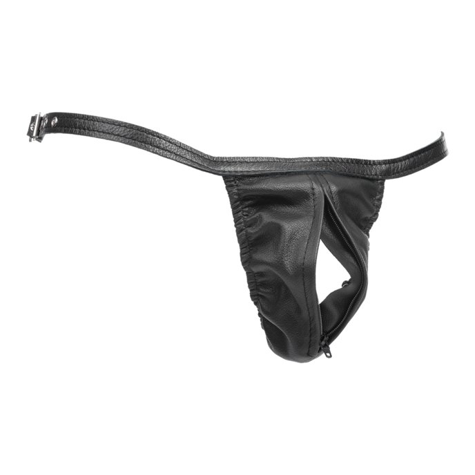 leder-string-met-ritssluiting-Zwart-3