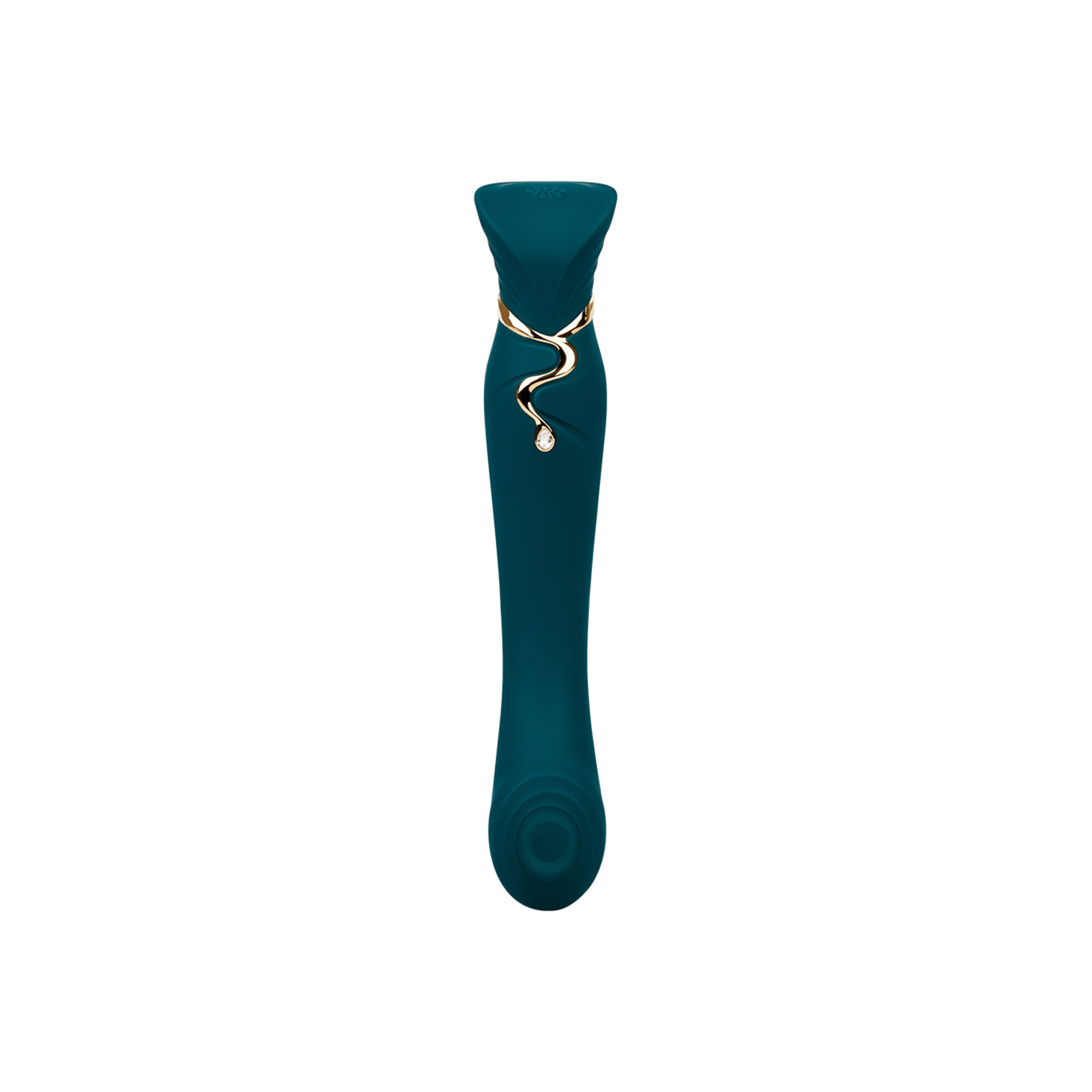 queen-pulswave-vibrator-23-cm-Blau-Gold-5